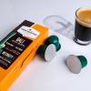 Fresh Roasted Coffee Espresso Pods for Nespresso OriginalLine, Indian Monsoon Malabar, 10 Aluminum Capsules(Organic Single Origin Variety)