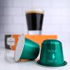 Fresh Roasted Coffee Espresso Pods for Nespresso OriginalLine, Indian Monsoon Malabar, 10 Aluminum Capsules(Organic Sumatra)
