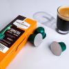 Fresh Roasted Coffee Espresso Pods for Nespresso OriginalLine, Indian Monsoon Malabar, 10 Aluminum Capsules(Organic Sumatra)