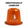 Fresh Roasted Coffee Espresso Pods for Nespresso OriginalLine, Indian Monsoon Malabar, 10 Aluminum Capsules(Verroccio Italian Craft Espresso)