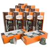Fresh Roasted Coffee Espresso Pods for Nespresso OriginalLine, Indian Monsoon Malabar, 10 Aluminum Capsules(Organic Peru WP Half-Caf)