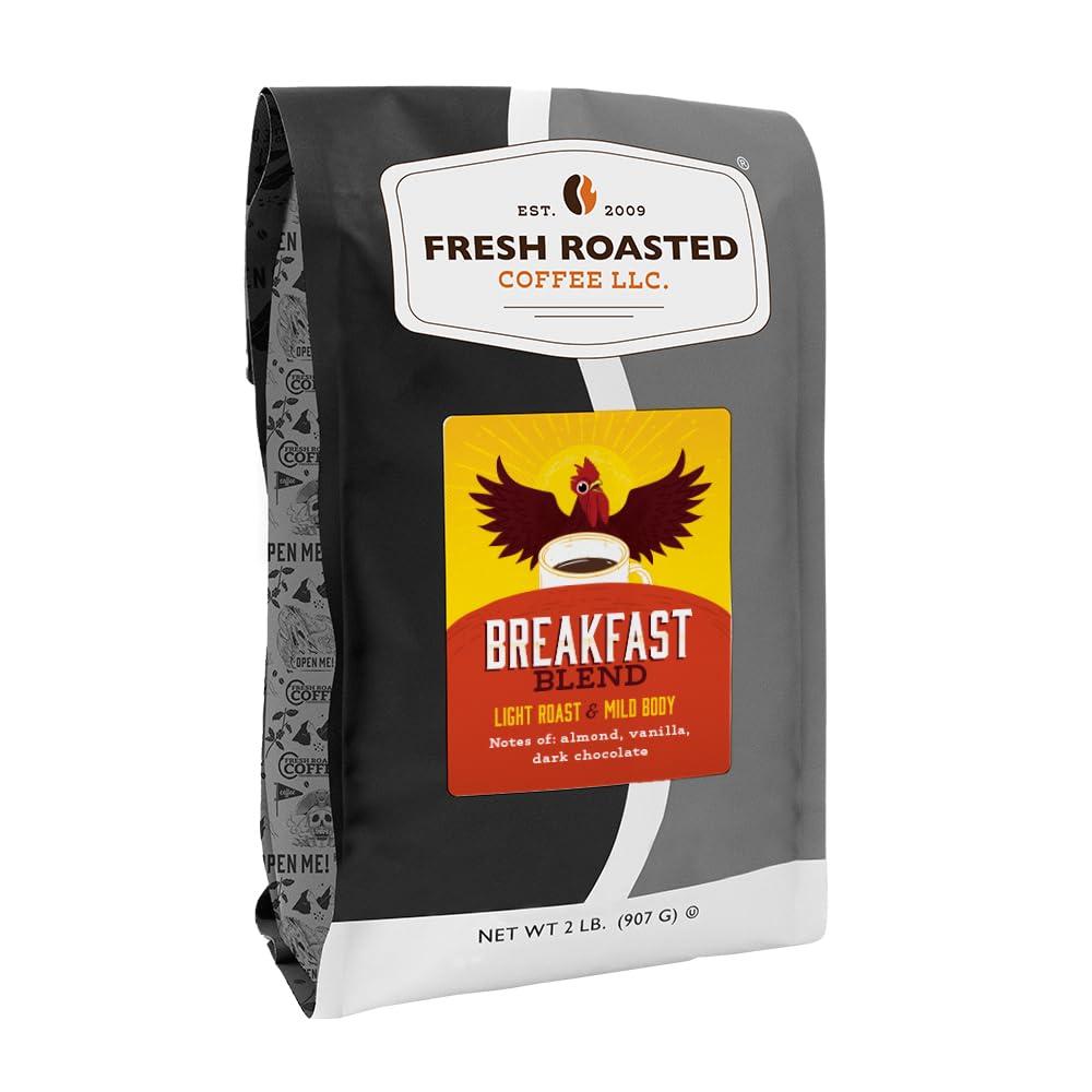image:imageFresh Roasted Coffee Blackbeards Revenge 12 oz Medium Roast Kosher Whole BeanBreakfast Blend