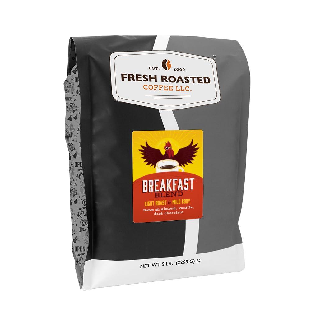 image:imageFresh Roasted Coffee Blackbeards Revenge 12 oz Medium Roast Kosher Whole BeanBreakfast Blend