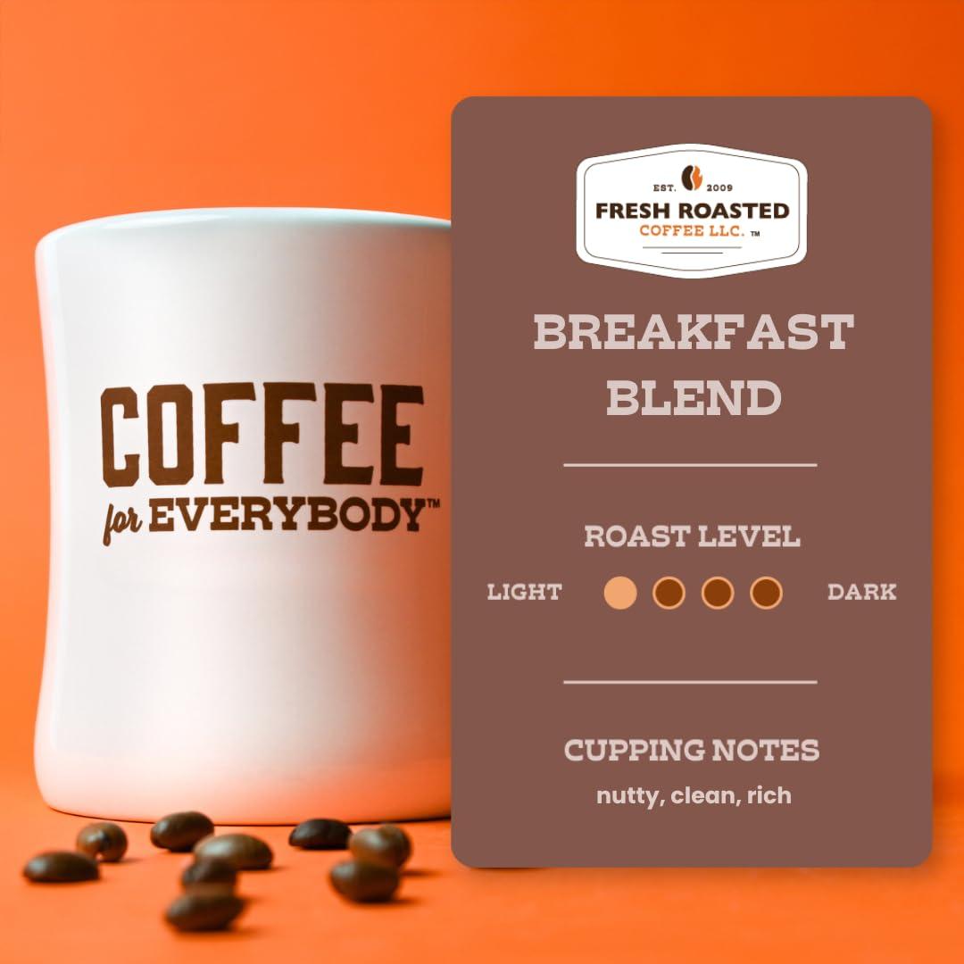 image:imageFresh Roasted Coffee Blackbeards Revenge 12 oz Medium Roast Kosher Whole BeanBreakfast Blend