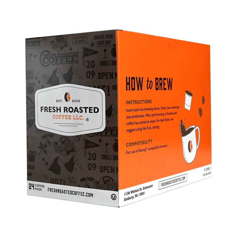 image:imageFresh Roasted Coffee Organic El Salvador Finca Hungria Light Roast Kosher RFA 72 Pods for K Cup Brewers