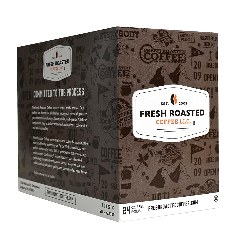 image:imageFresh Roasted Coffee Organic El Salvador Finca Hungria Light Roast Kosher RFA 72 Pods for K Cup Brewers