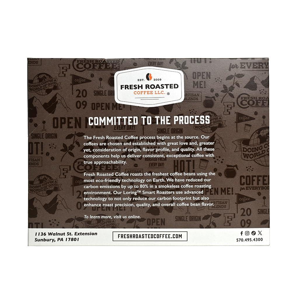 image:imageFresh Roasted Coffee Organic El Salvador Finca Hungria Light Roast Kosher RFA 72 Pods for K Cup Brewers