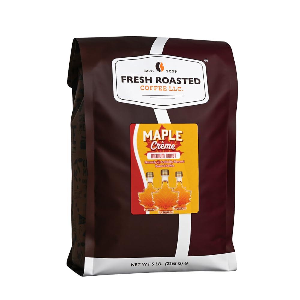image:imageFresh Roasted Coffee Pumpkin Spice Flavored Coffee 12 oz Medium Roast Kosher GroundMaple Crme