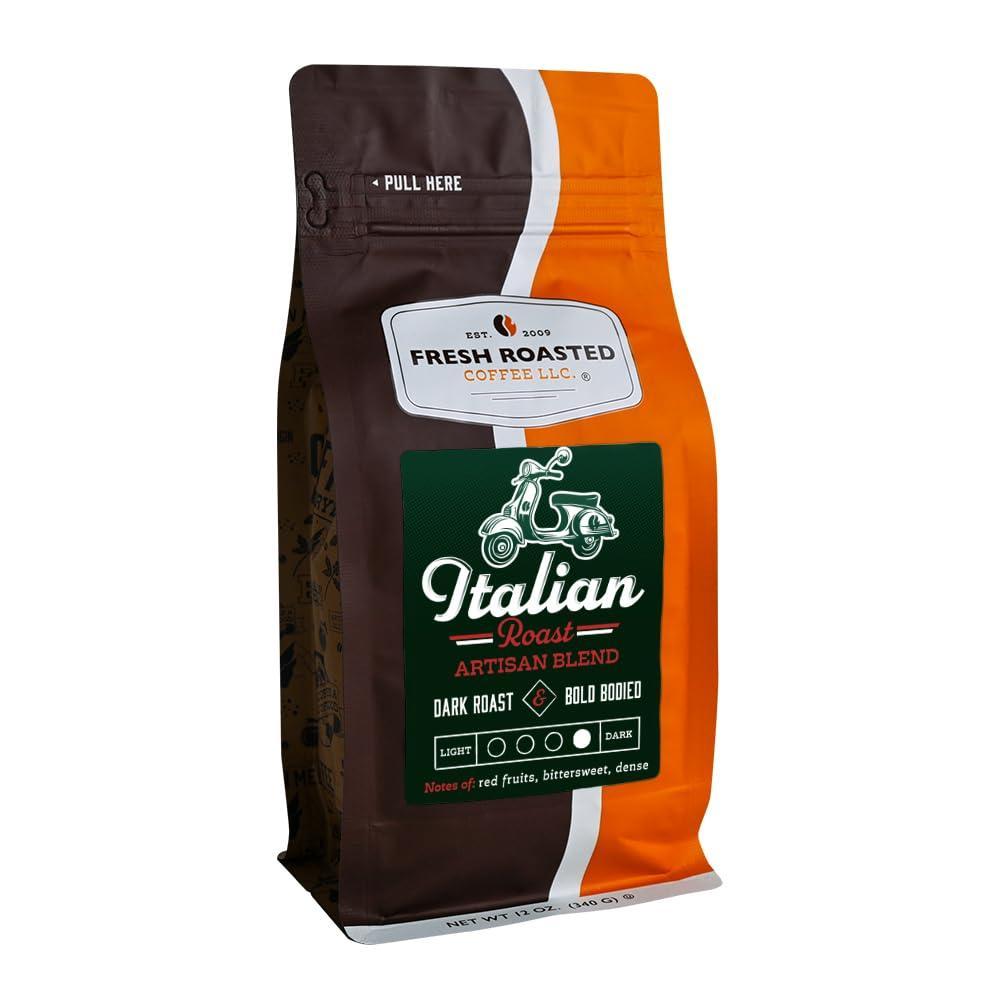 image:imageFresh Roasted Coffee Organic Drago Caf Blend  USDA Organic Kosher  Medium Roast 2 lb 32 oz GroundItalian Roast