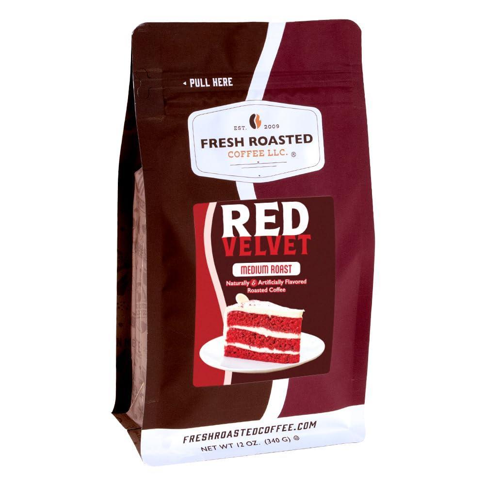 image:imageFresh Roasted Coffee Pumpkin Spice Flavored Coffee 12 oz Medium Roast Kosher GroundRed Velvet