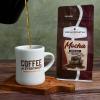 Fresh Roasted Coffee, Mocha Flavored Coffee, 12 oz, Medium Roast, Kosher, Whole Bean(Mocha)