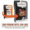 Fresh Roasted Coffee, Organic Drago Café Blend | USDA Organic, Kosher | Medium Roast 2 lb (32 oz) Ground(Organic Drago)
