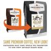 Fresh Roasted Coffee, Organic Drago Café Blend | USDA Organic, Kosher | Medium Roast 2 lb (32 oz) Ground(Organic White Knight)