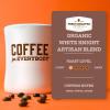 Fresh Roasted Coffee, Organic Drago Café Blend | USDA Organic, Kosher | Medium Roast 2 lb (32 oz) Ground(Organic White Knight)