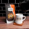 Fresh Roasted Coffee, Organic Drago Café Blend | USDA Organic, Kosher | Medium Roast 2 lb (32 oz) Ground(Seriously Dark)