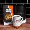 Fresh Roasted Coffee, Organic Drago Café Blend | USDA Organic, Kosher | Medium Roast 2 lb (32 oz) Ground(Seriously Dark)