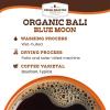 Fresh Roasted Coffee, Organic Java Taman Dadar | USDA Organic, RFA, Kosher | Medium Roast 2 lb (32 oz) Ground(Organic Bali Blue Moon)