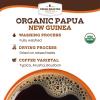 Fresh Roasted Coffee, Organic Java Taman Dadar | USDA Organic, RFA, Kosher | Medium Roast 2 lb (32 oz) Ground(Organic Papua New Guinea)