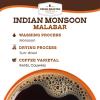 Fresh Roasted Coffee, Organic Sumatra | 100% Single Origin, USDA Organic, Kosher | Medium Roast 2 lb (32 oz) Ground(Indian Monsoon Malabar)