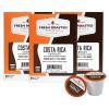 Fresh Roasted Coffee, Costa Rica Tarrazu, Medium Roast, 72 Pods for K Cup Brewers