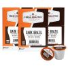 Fresh Roasted Coffee, Dark Brazil, Med-Dark Roast, 72 Pods for K Cup Brewers