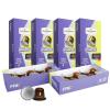 Fresh Roasted Coffee for Nespresso OriginalLine, Ghiberti Italian Craft Espresso, 60 Count Aluminum Capsules