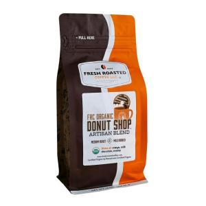 Fresh Roasted Coffee, Blackbeard’s Revenge, 12 oz, Medium Roast, Kosher, Whole Bean(Organic Donut Shop)