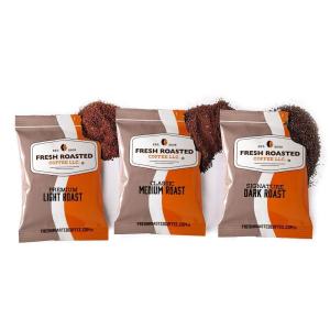 Fresh Roasted Coffee, FRC Medium Roast Blend, Kosher, Pre-Ground Fractional Packs, 2.25 Ounce, 96 Count(FRC Blend Bundle)