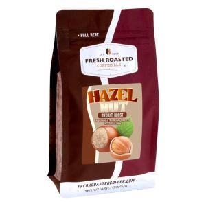Fresh Roasted Coffee, Holiday Spice Flavored Coffee, 12 oz, Medium Roast, Kosher, Whole Bean(Hazelnut)
