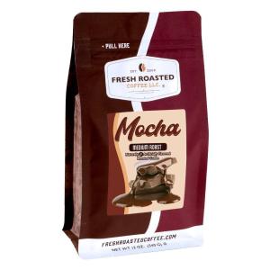 Fresh Roasted Coffee, Mocha Flavored Coffee, 12 oz, Medium Roast, Kosher, Whole Bean(Mocha)