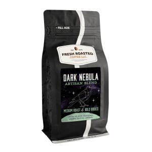 Fresh Roasted Coffee, Organic Drago Café Blend | USDA Organic, Kosher | Medium Roast 2 lb (32 oz) Ground(Dark Nebula)