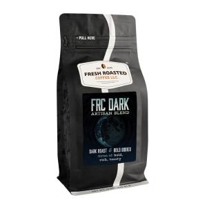 Fresh Roasted Coffee, Organic Drago Café Blend | USDA Organic, Kosher | Medium Roast 2 lb (32 oz) Ground(FRC Dark Roast Blend)