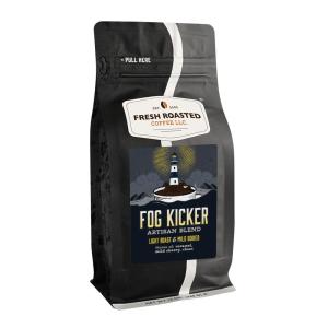 Fresh Roasted Coffee, Organic Drago Café Blend | USDA Organic, Kosher | Medium Roast 2 lb (32 oz) Ground(Fog Kicker)
