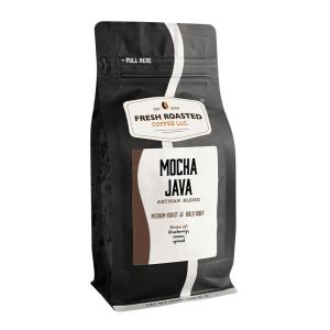 Fresh Roasted Coffee, Organic Drago Café Blend | USDA Organic, Kosher | Medium Roast 2 lb (32 oz) Ground(Mocha Java)