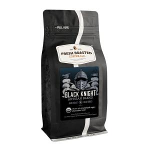 Fresh Roasted Coffee, Organic Drago Café Blend | USDA Organic, Kosher | Medium Roast 2 lb (32 oz) Ground(Organic Black Knight)