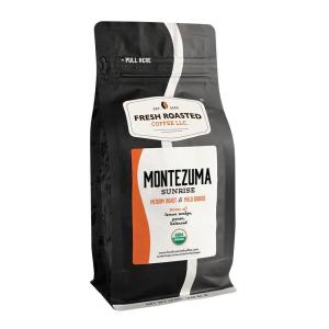 Fresh Roasted Coffee, Organic Drago Café Blend | USDA Organic, Kosher | Medium Roast 2 lb (32 oz) Ground(Organic Montezuma Sunrise)