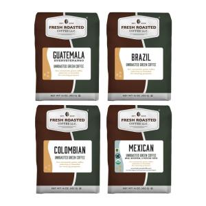 Fresh Roasted Coffee, Unroasted Adventurer Home Roasting Starter Kit, Kosher(Americas Starter Kit)