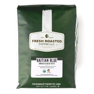 Fresh Roasted Coffee, Unroasted Organic Haitian Blue, Kosher, 5 Pound